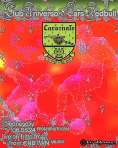 Larsenale 3 MIxtape, arsenal logo remake with red football players from pes 2005